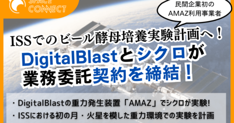 ISSでのビール酵母培養実験へ DigitalBlast、シクロと業務委託契約を締結
