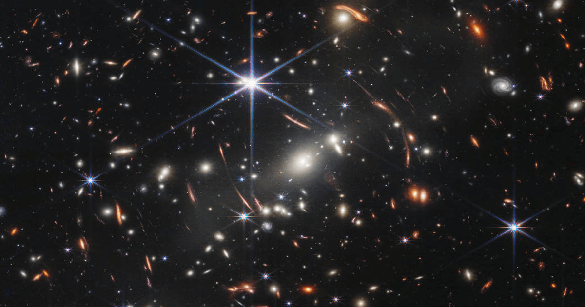 【画像初公開】ジェームズウェッブ宇宙望遠鏡、46億年前の銀河団の撮影に成功