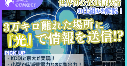KDDIと京大が実証した世界初の光通信技術について解説！