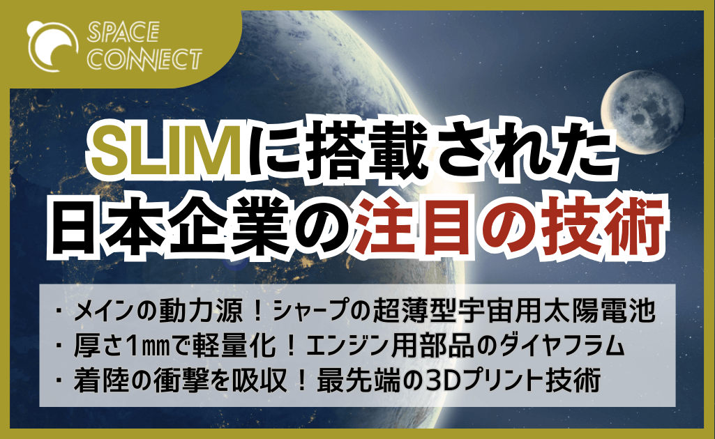 JAXAの小型月着陸実証機「SLIM」で活躍した日本の民間企業の技術を紹介！