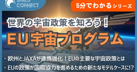 5分でわかる、EU宇宙プログラム