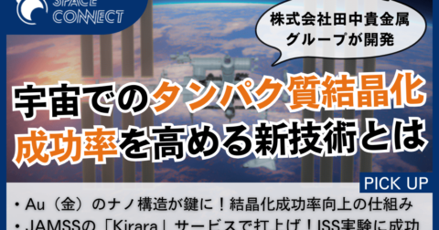 宇宙空間におけるタンパク質結晶化実験の成功率を高める技術が登場