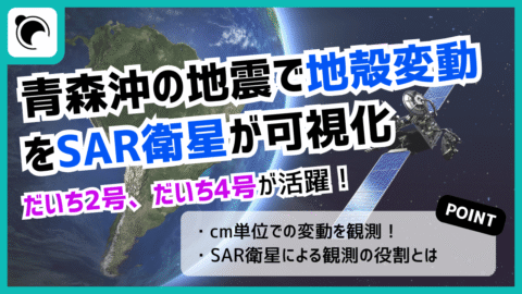 青森県東方沖地震の地殻変動をSAR衛星が可視化  だいち2号・4号の成果