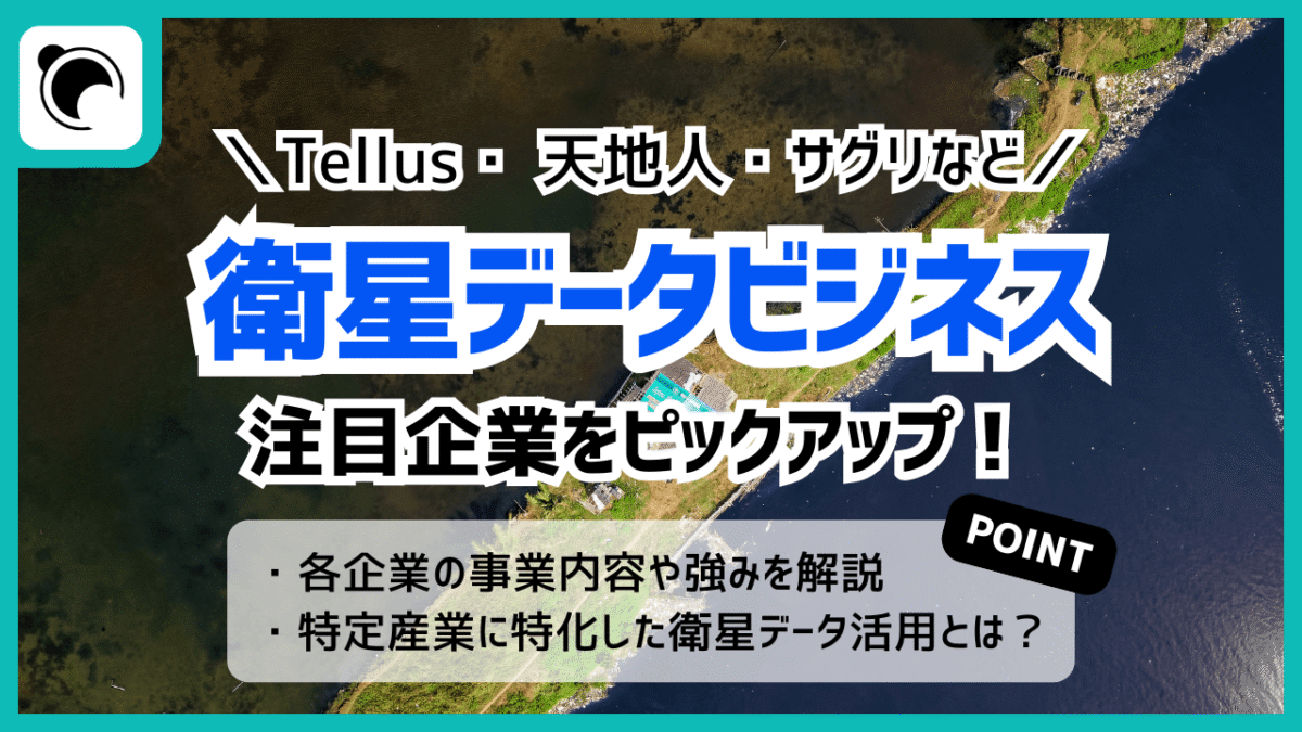 日本の衛星データビジネスを牽引する注目企業！各社の強みを徹底解説