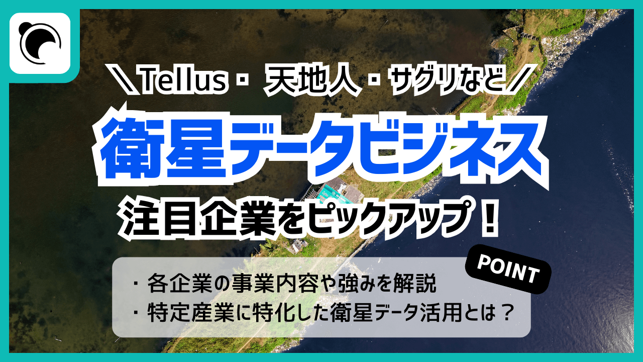 日本の衛星データビジネスを牽引する注目企業!各社の強みを徹底解説