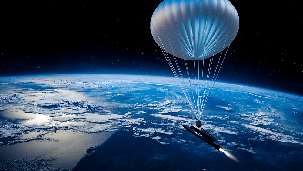 AstroXロックーン（Rockoon）方式のイメージ画像