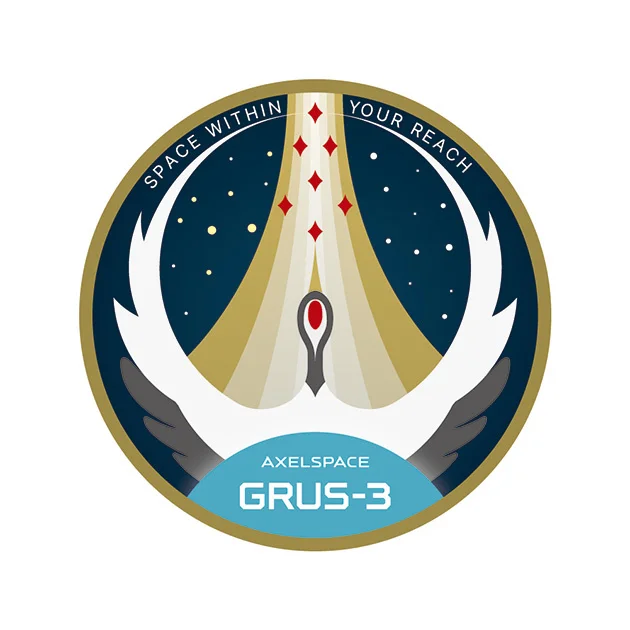 アクセルスペース「GRUS-3」のミッションパッチ