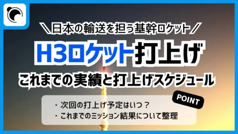 H3ロケットの打上げ実績とスケジュール｜日本の宇宙輸送を担う基幹ロケット