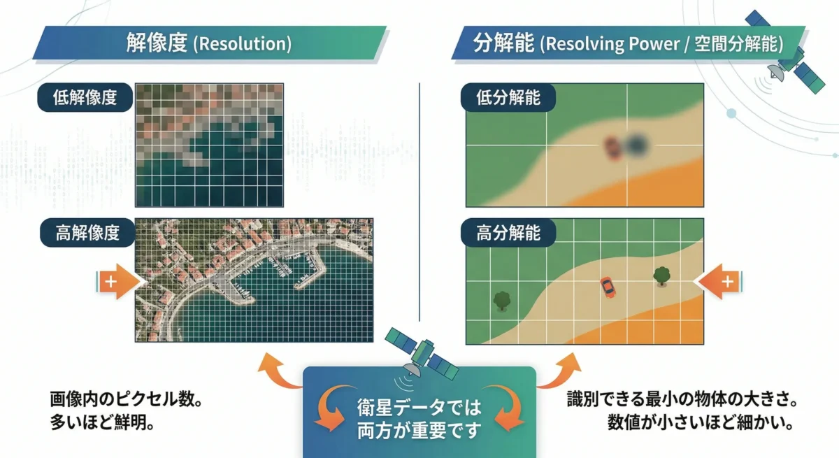 解像度と分解能の違い