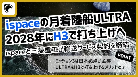 ispaceの新型月着陸船「ULTRA」、H3ロケットで2028年に打ち上げへ
